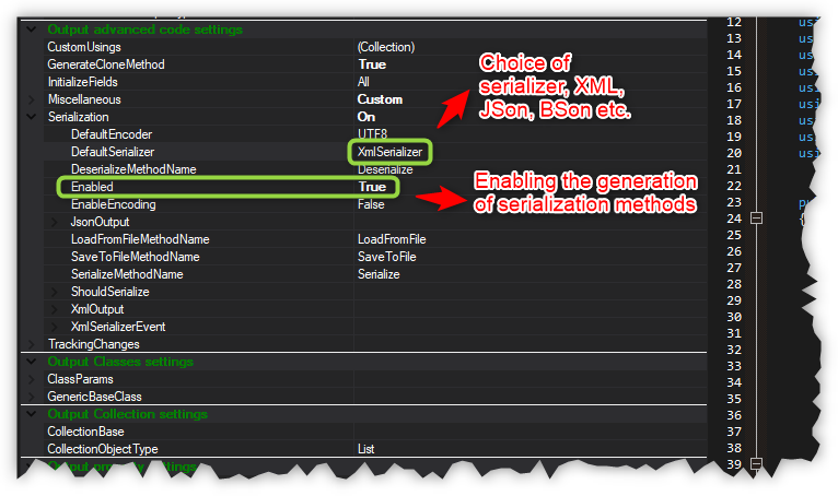 xsd2code enable serialization