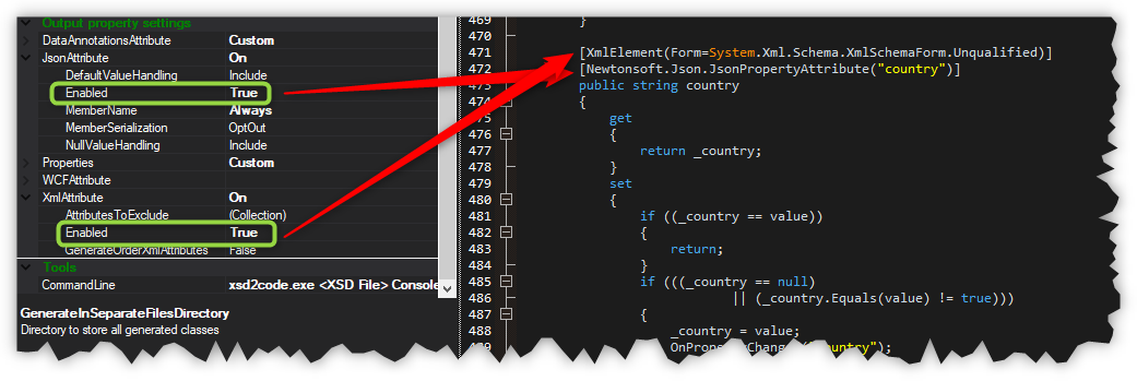 serialization attributes