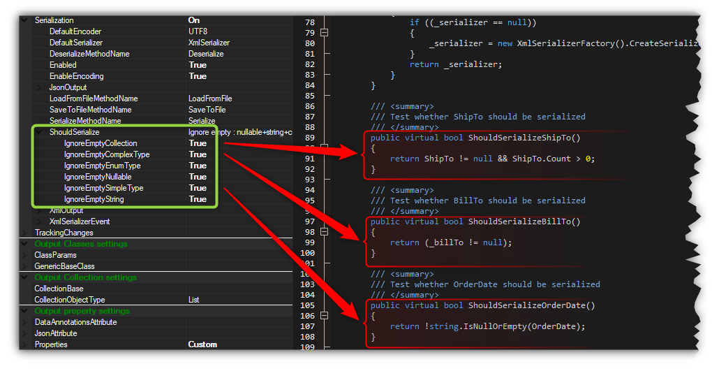xsd2code shouldserialize